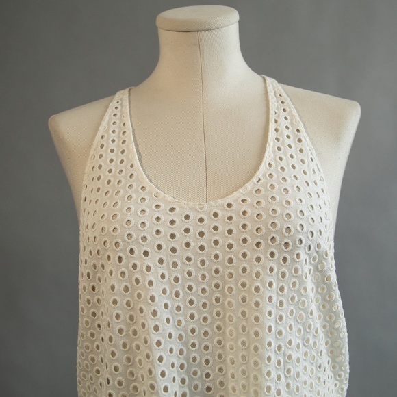 ARITZIA WILFRED EYELET RACERBACK TANK - Picture 2 of 6